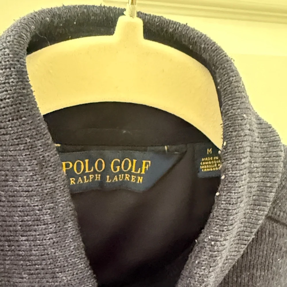 Ralph Lauren Polo golf Navy Zip-Front Vest - Picture 6 of 7